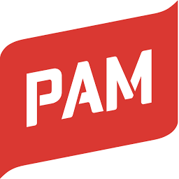 Logo Palvelualojen ammattiliitto Pam ry
